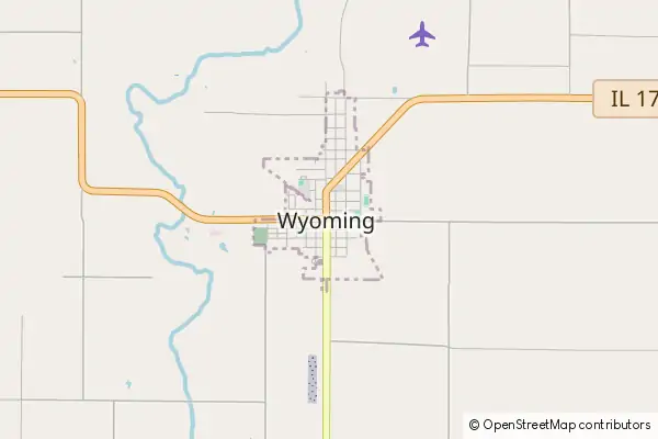 Mapa Wyoming