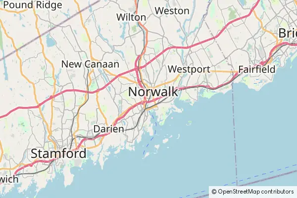 Mapa Norwalk