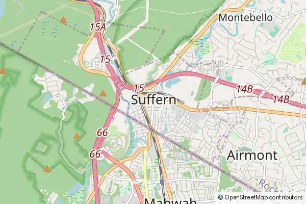 Mapa Suffern