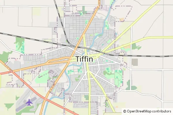 Mapa Tiffin