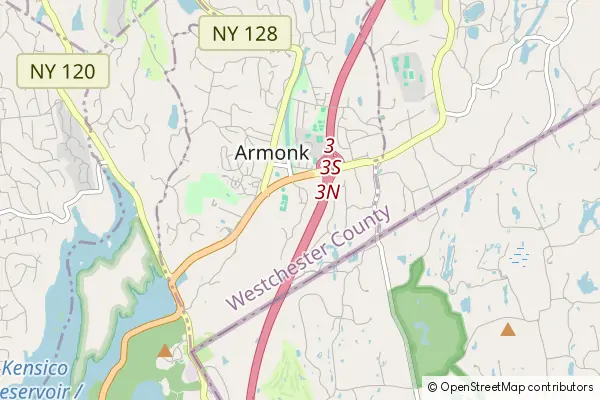 Mapa Armonk