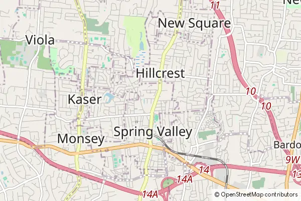 Mapa Spring Valley