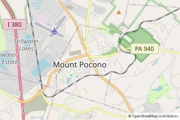 Mapa Mount Pocono