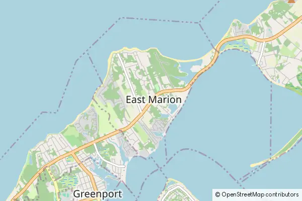 Mapa East Marion