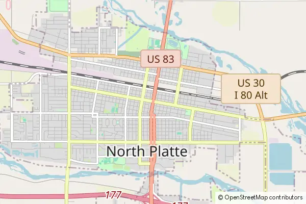 Mapa North Platte