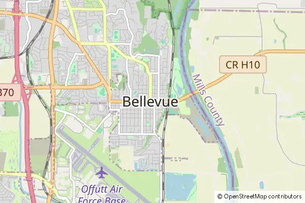 Mapa Bellevue