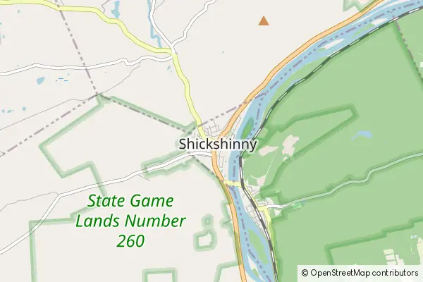 Mapa Shickshinny