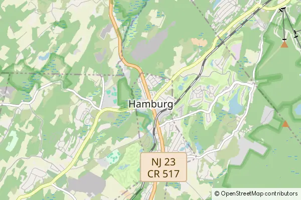 Mapa Hamburg