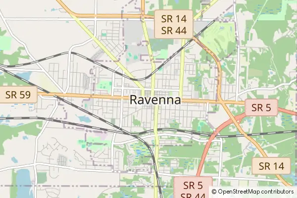 Mapa Ravenna