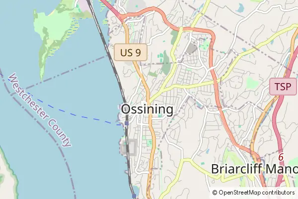 Mapa Ossining