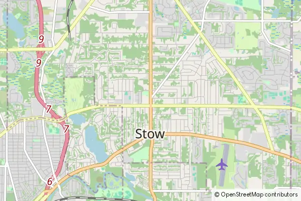 Mapa Stow