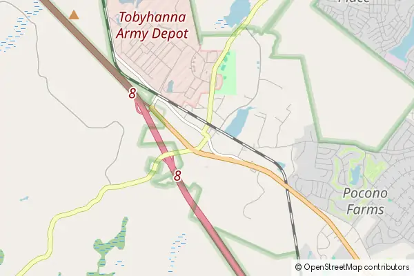 Mapa Tobyhanna