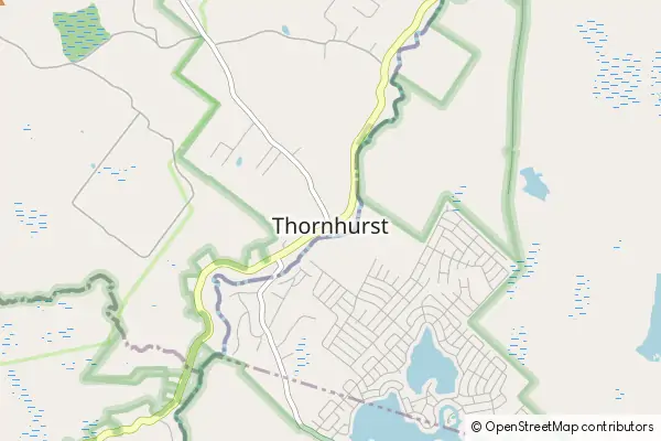 Mapa Thornhurst