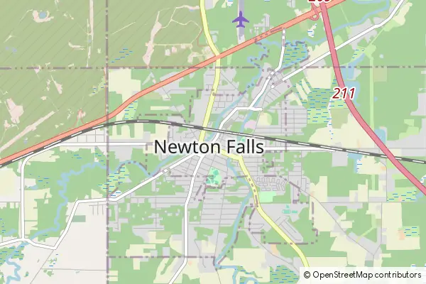 Mapa Newton Falls