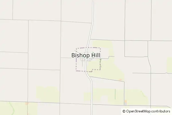 Mapa Bishop Hill