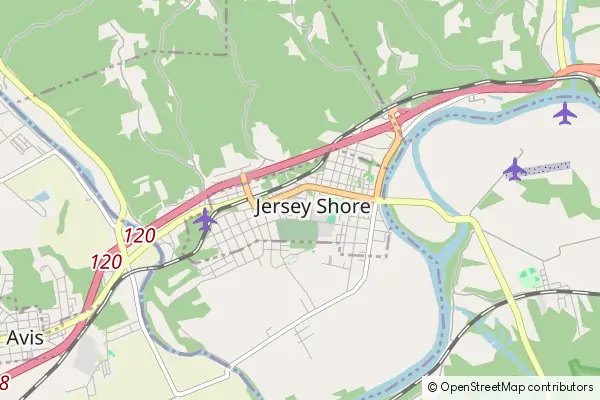 Mapa Jersey Shore