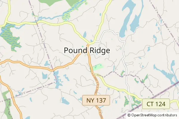 Mapa Pound Ridge