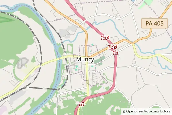 Mapa Muncy