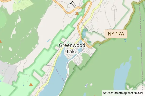 Mapa Greenwood Lake