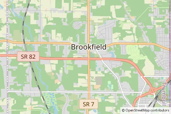 Mapa Brookfield