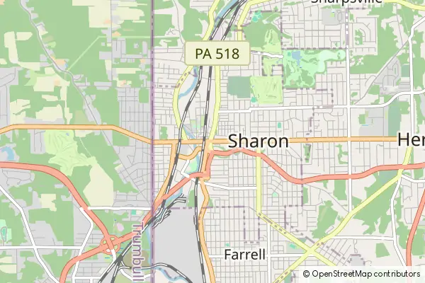 Mapa Sharon