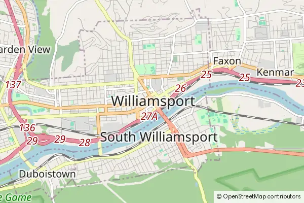 Mapa Williamsport