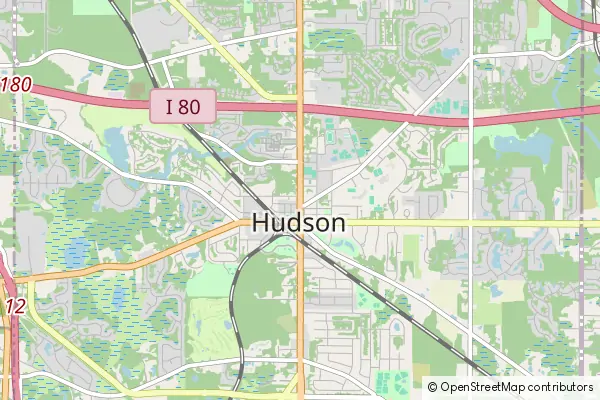 Mapa Hudson