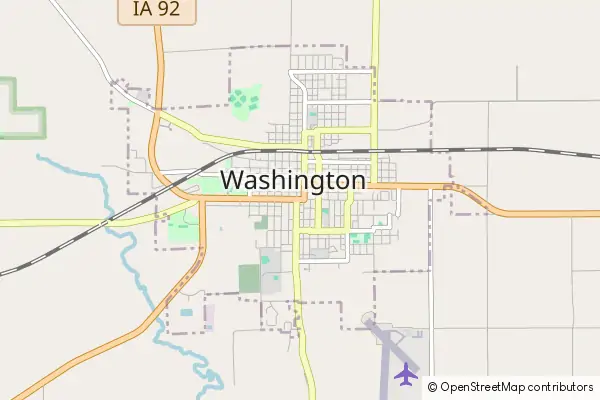 Mapa Washington