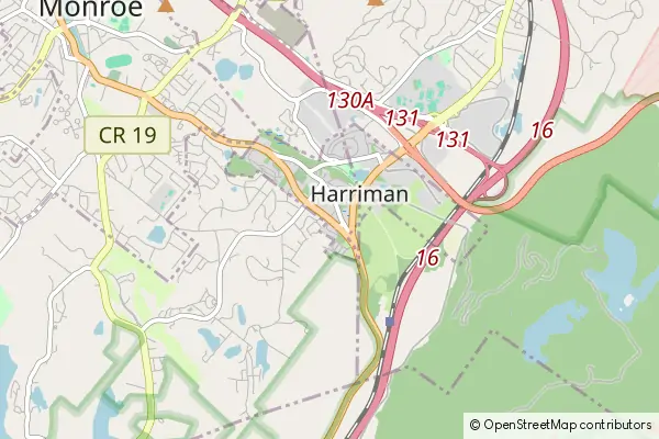 Mapa Harriman