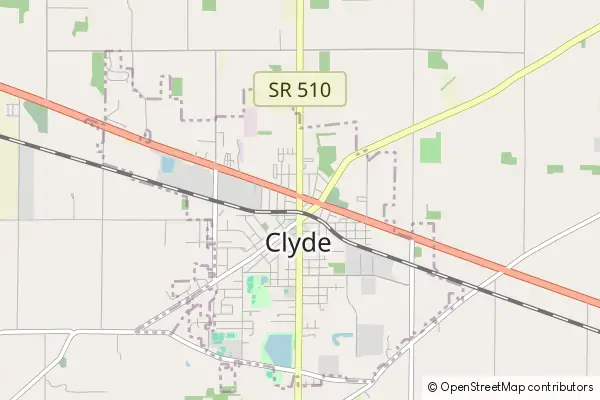 Mapa Clyde