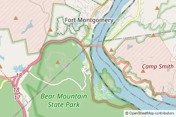 Mapa Bear Mountain