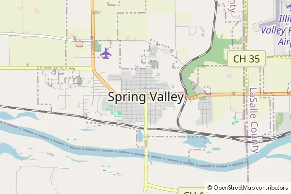 Mapa Spring Valley