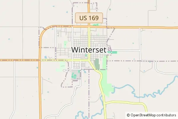 Mapa Winterset