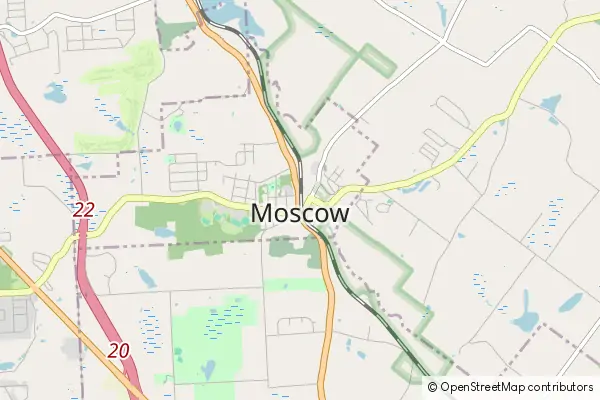 Mapa Moscow