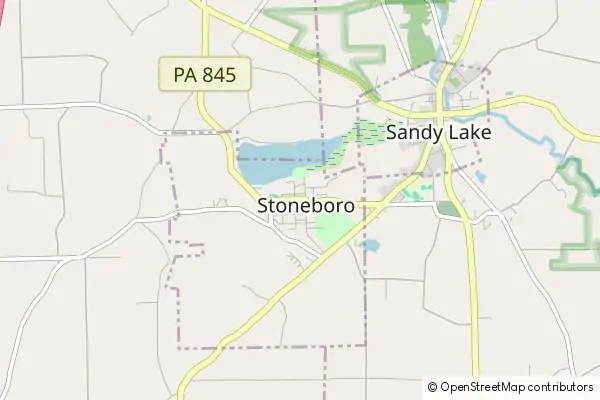 Mapa Stoneboro