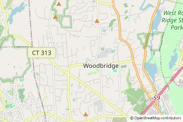 Mapa Woodbridge