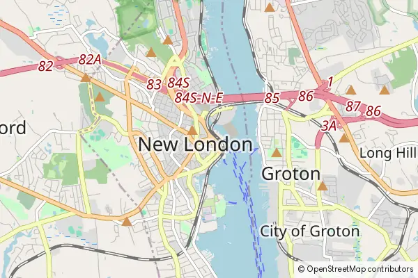 Mapa New London