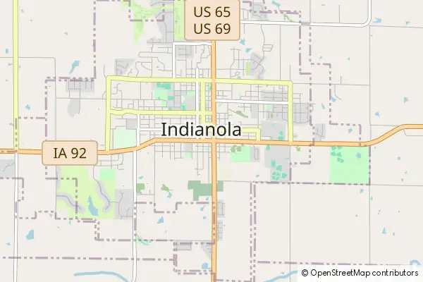 Mapa Indianola