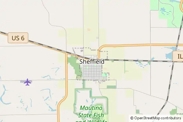 Mapa Sheffield