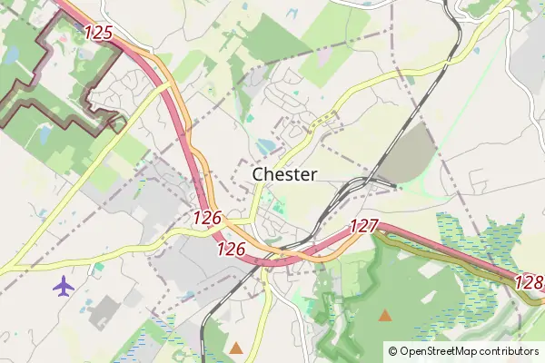 Mapa Chester