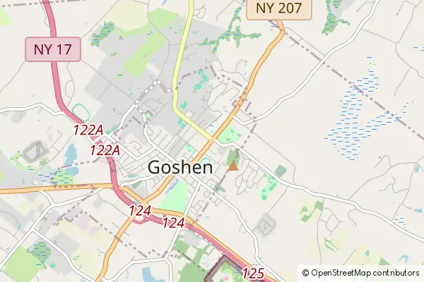 Mapa Goshen