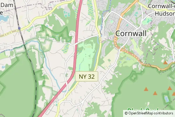 Mapa Cornwall-on-Hudson