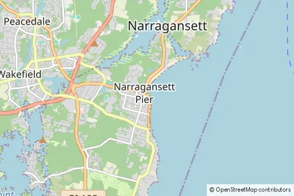 Mapa Narragansett