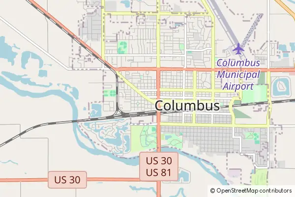 Mapa Columbus