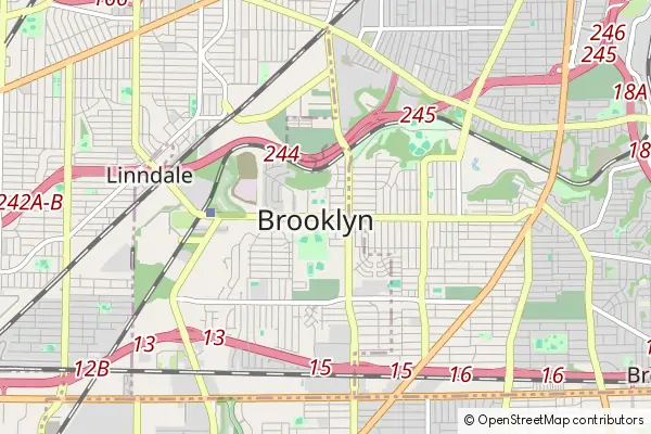 Mapa Brooklyn