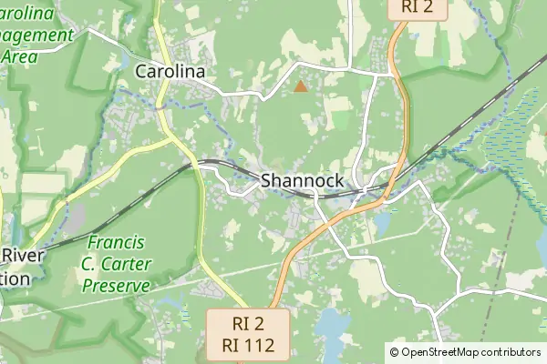 Mapa Shannock