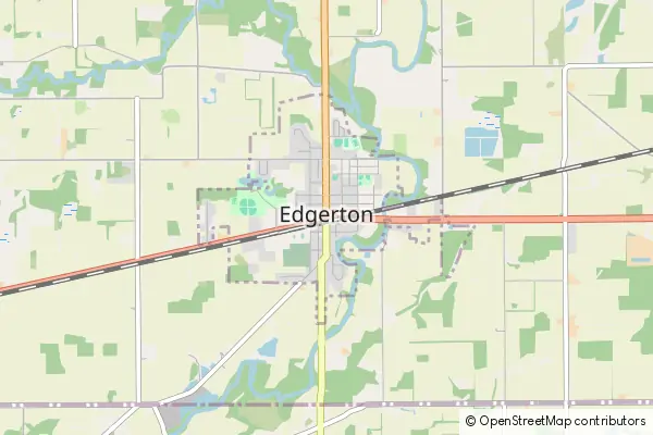 Mapa Edgerton