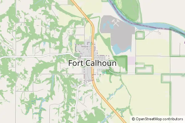 Mapa Fort Calhoun