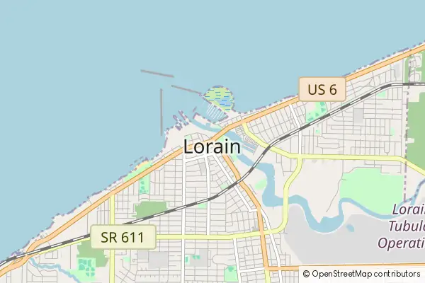 Mapa Lorain