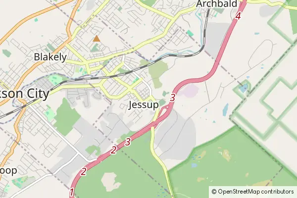 Mapa Jessup